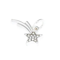 Silver Plated Shooting Star Charm by Bead Landing™