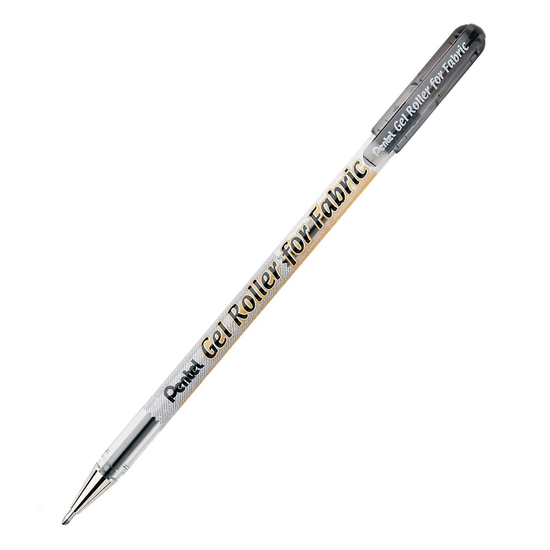 Pentel® Black Gel Roller Pen for Fabric, 12ct.