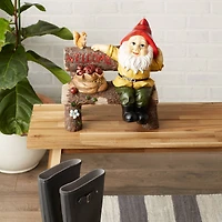 14" Garden Gnome Greeting Sign