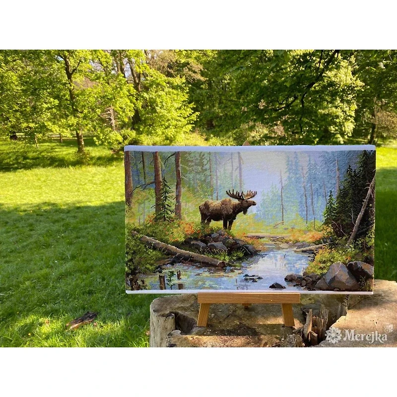 K-245 Cross Stitch Kit by Merejka Woodland Morning