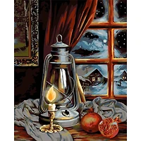 Crafting Spark Winter Lights Painting by Numbers Kit