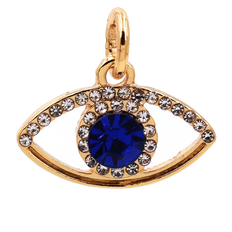 14K Gold Plated Blue Eye Charm by Bead Landing™