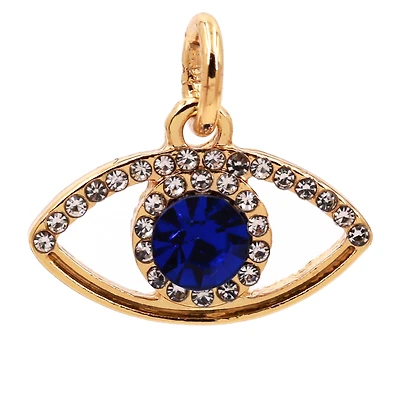 14K Gold Plated Blue Eye Charm by Bead Landing™