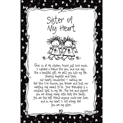 Children of the Inner Light® by Marci Art Sister of My Heart Plaque