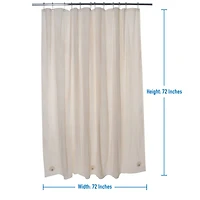 Bath Bliss Splash Guard Shower Liner