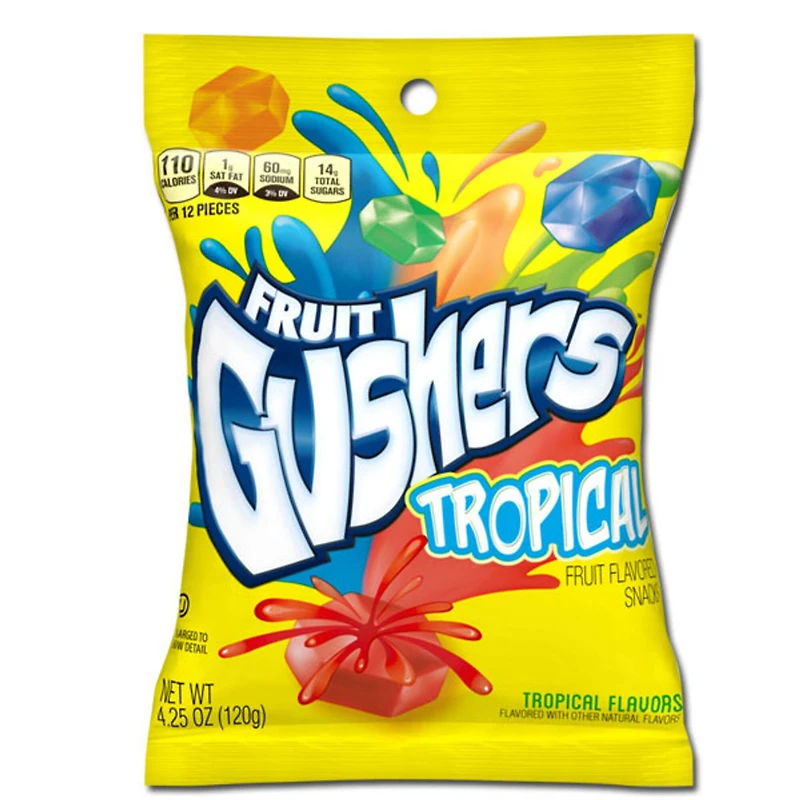 Fruit Gushers® Tropical Fruit Flavored Snack