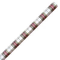 Peppermint Plaid Premium Gift Wrap by Celebrate It™