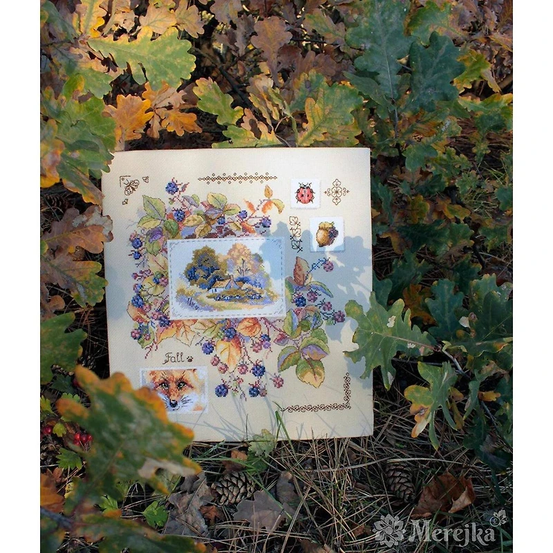 Merejka Autumn Sampler Counted Cross Stitch Kit