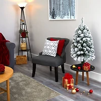 3ft. Unlit Flocked West Virginia Fir Artificial Christmas Tree