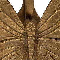 Hello Honey® 6" Antique Gold Cast Metal Butterfly Door Knocker