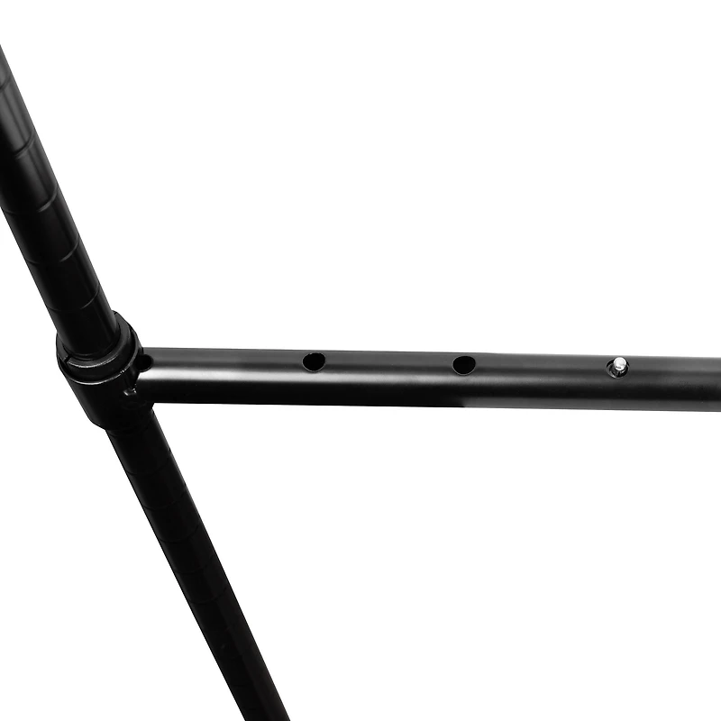 Honey Can Do Black Clothes Hanging Closet Rod