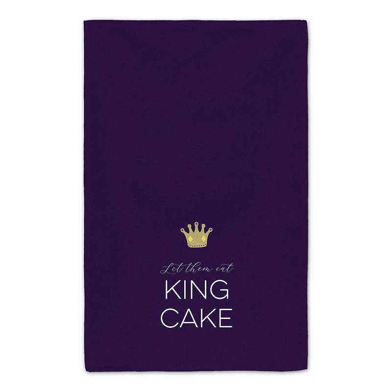Let Them Eat King Cake Mardi Gras Tea Towel Set