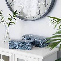 Blue Mother of Pearl Coastal Box Set