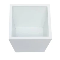 White Modern Planter, Set of 3" 7", 11", 5"