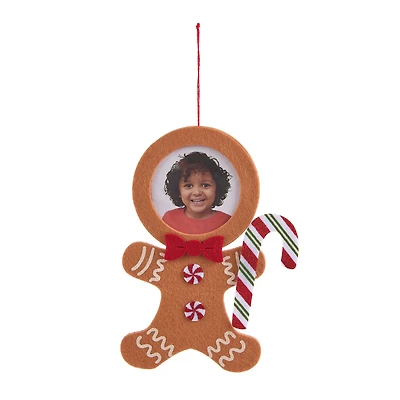 2.5" Gingerbread Boy Felt Ornament Frame by Studio Décor®