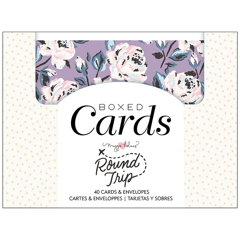 American Crafts™ 4.375" x 5.75" Maggie Holmes Round Trip A2 Cards With Envelopes, 40ct.