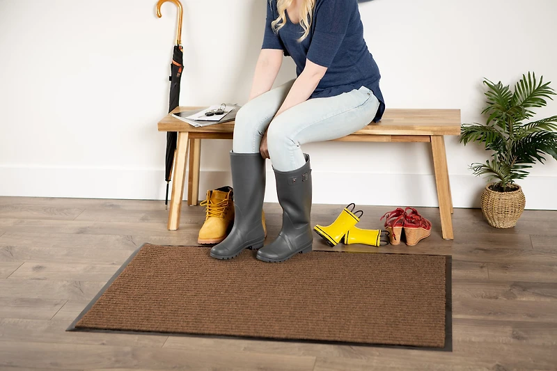 DII® Desert Sand Ribbed Walk-Off Utility Doormat