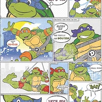 RoomMates Teenage Mutant Ninja Turtles Comic Peel & Stick Wallpaper