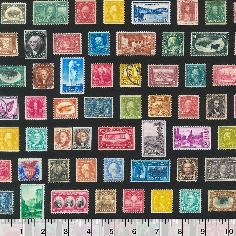Robert Kaufman Stamps Cotton Fabric