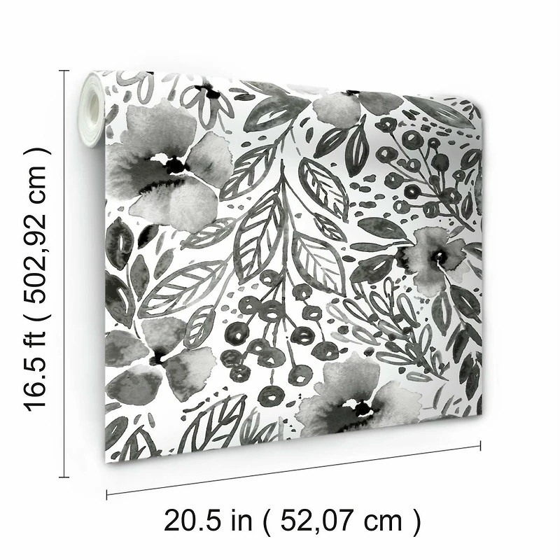 RoomMates Clara Jean April Showers Peel & Stick Wallpaper