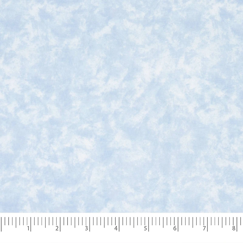 SINGER Christmas Tone-on-Tone Ice Blue Cotton Fabric