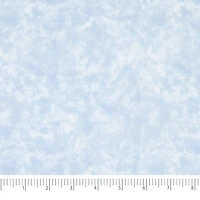 SINGER Christmas Tone-on-Tone Ice Blue Cotton Fabric