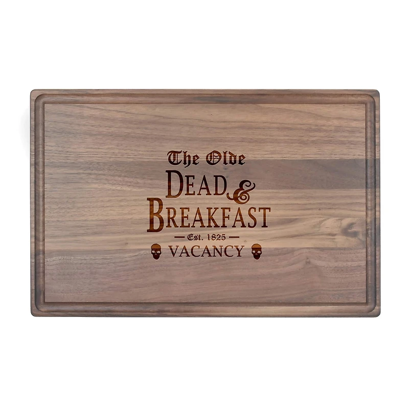 17" The Olde Dead & Breakfast Walnut Cutting Board