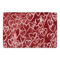Painterly Hearts 18" x 27" Floor Mat