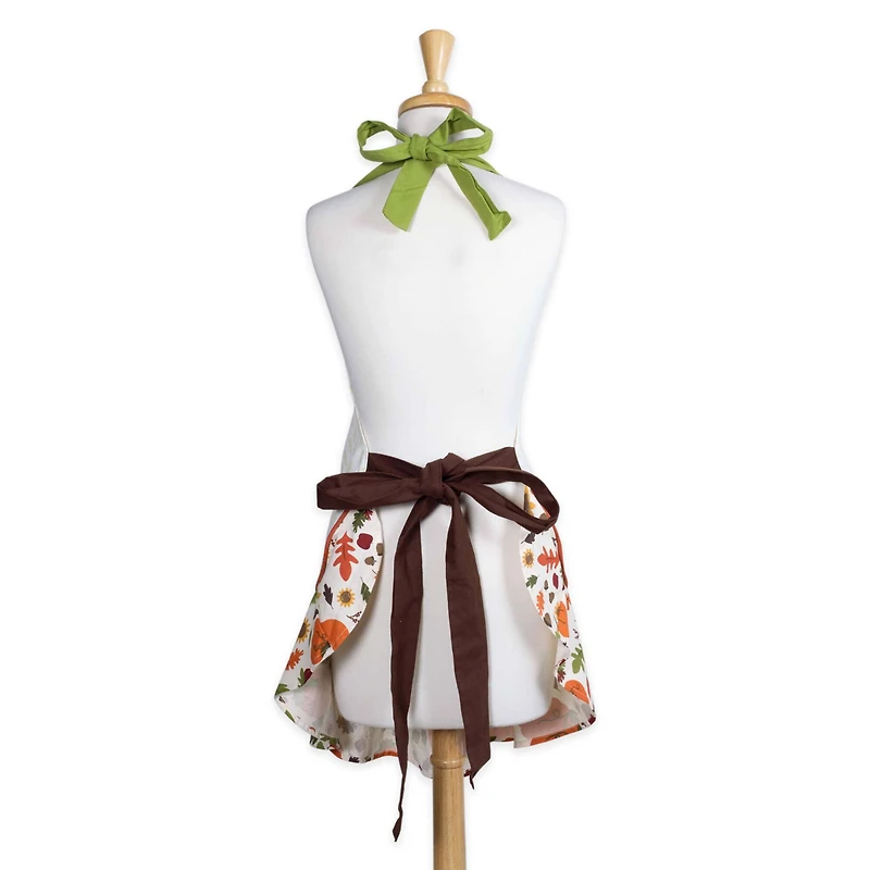DII® Pumpkin Spice Ruffle Apron