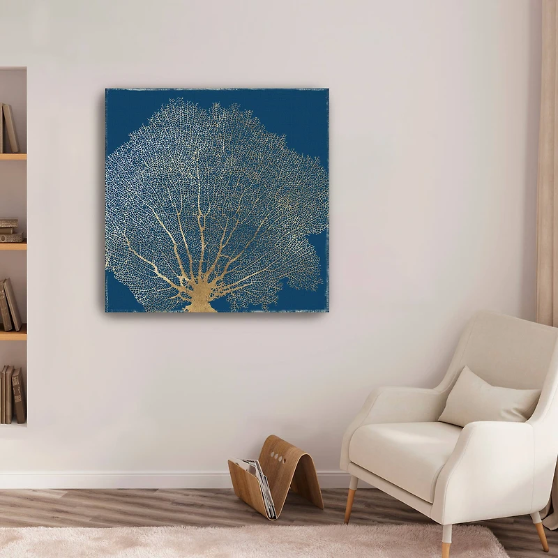 Gold Coral II Canvas Giclee