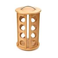 Mind Reader 30 Capacity Bamboo Single Serve Coffee Pod Holder Carousel