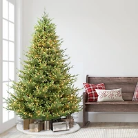 7.5ft. Pre-Lit Callington Fir Artificial Christmas Tree, Clear Lights