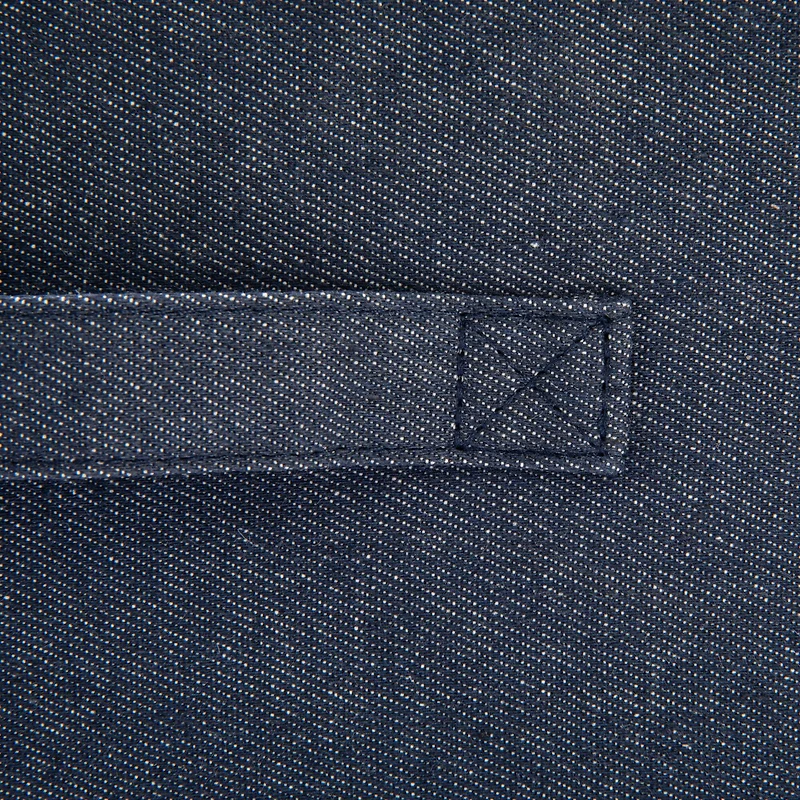 Household Essentials 11.5" Denim Blue Collapsible Cotton Blend Rectangular Storage Drawer, 2ct.