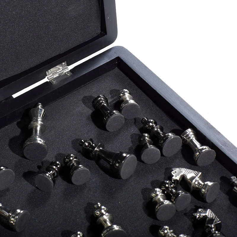 Black Traditional Chess Game Set