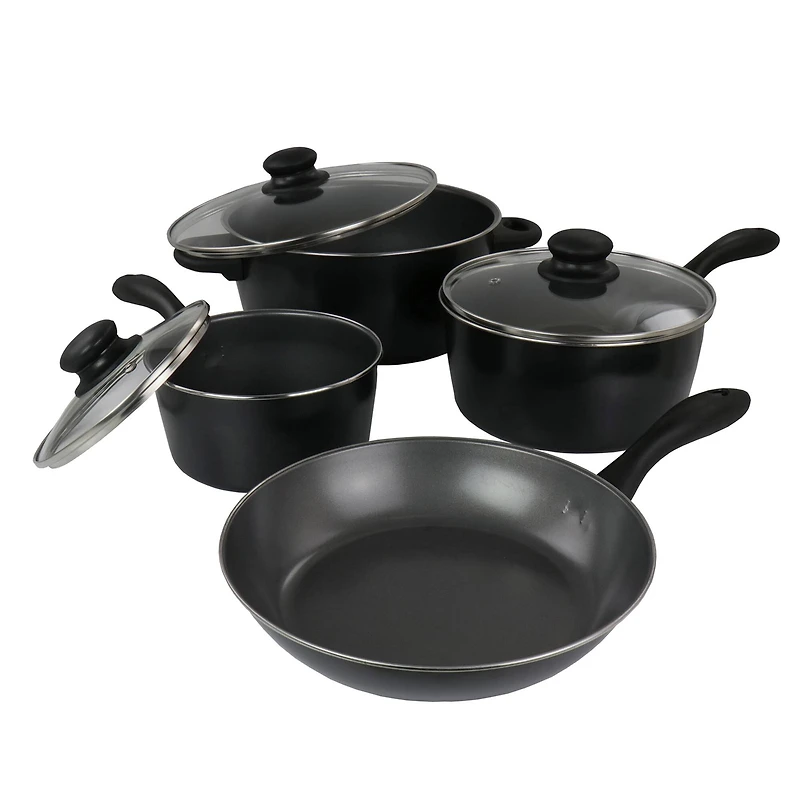 Gibson Home® Armada 7-Piece Carbon Steel Cookware Set