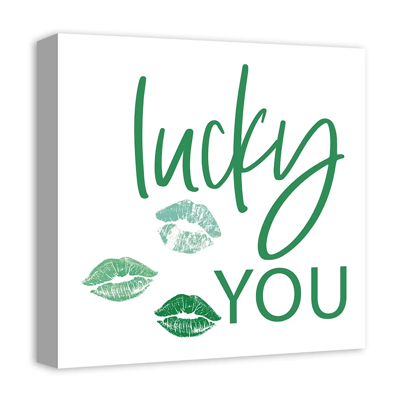 Lucky You 16" x 16" Canvas Wall Art