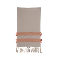 Hello Honey® Striped Cotton Tea Towels with Fringe Set