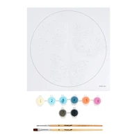 Butterflies Paint-by-Number Round Plywood Surface Kit by Artist's Loft®