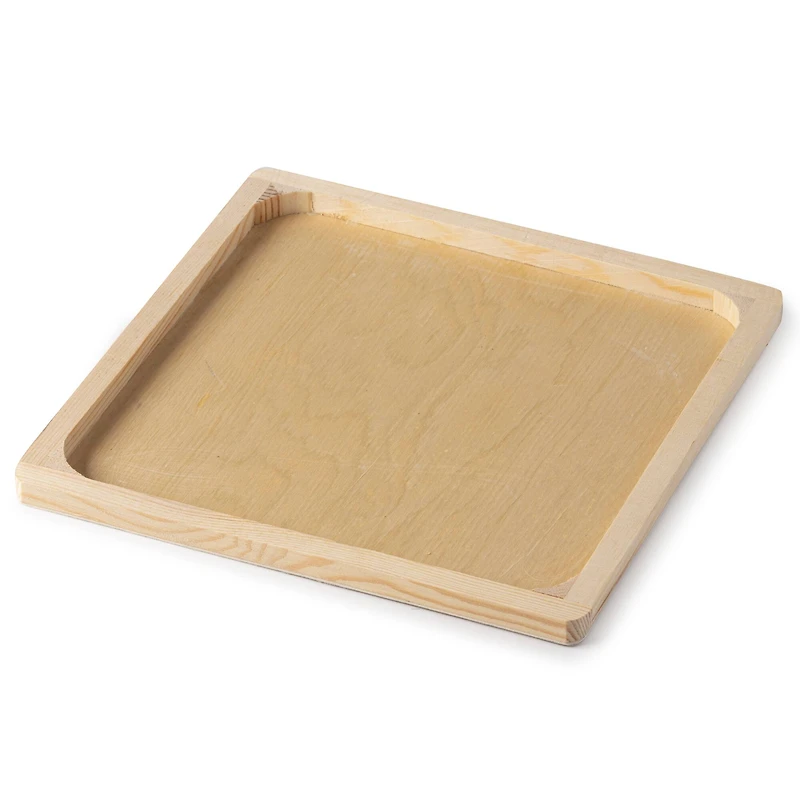 12 Pack: 8.75" Square Mosaic Wood Plaque by Make Market®