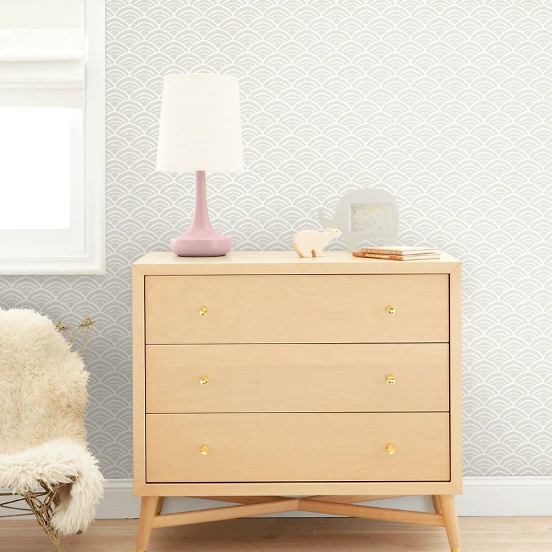 RoomMates Coastal Scallop Peel & Stick Wallpaper