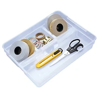 14.5" Clear Storage Tray with Handle by Simply Tidy®