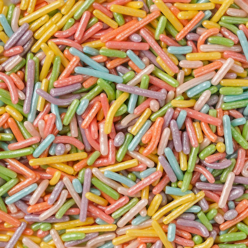PME Cake Sweet Street® Pastel Rainbow Pearlized Jimmies Sprinkles