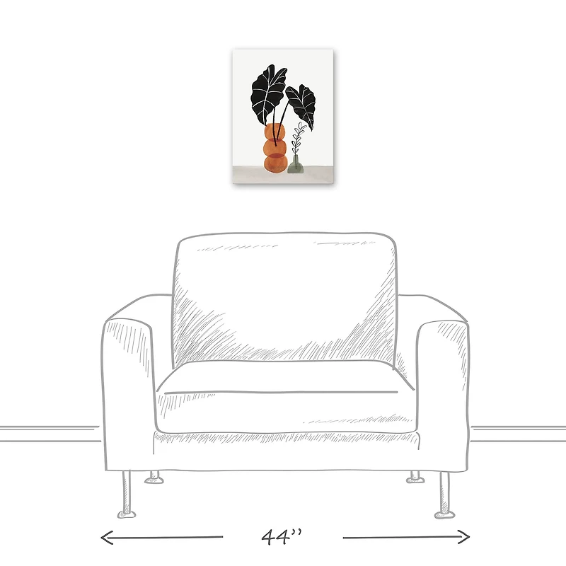 Tropical Arrangements 12" x 16" Canvas Wall Art