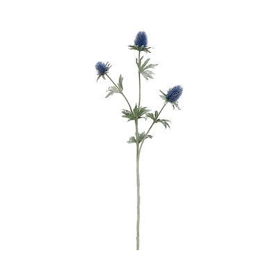 Navy Blue Thistle Spray