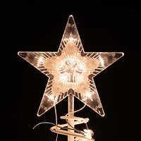 3ft., 4ft., & 6ft. Pre-Lit Spiral Artificial Christmas Tree Set, Clear Lights