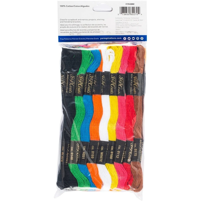 Coats & Clark 6-Strand Embroidery Floss Value Pack