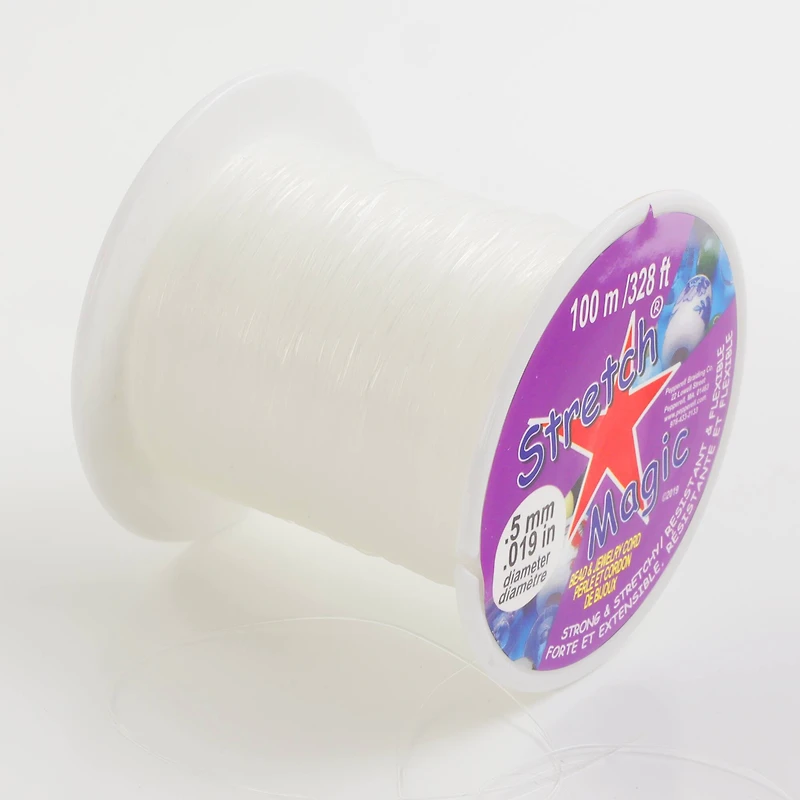 Stretch Magic® 0.5mm Clear Bead & Jewelry Cord, 100m