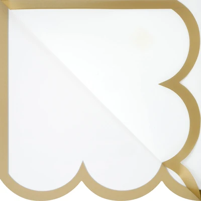 Gold Floral Wrapping Paper