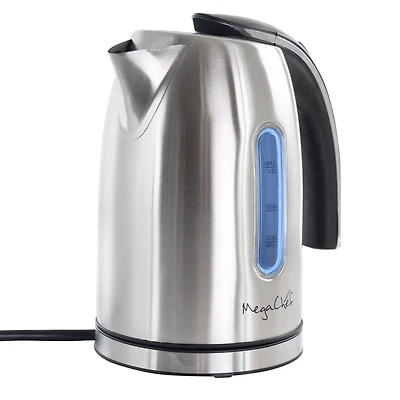 MegaChef 1.2L Stainless Steel Electric Tea Kettle