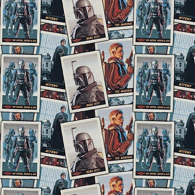 The Mandalorian New Card Stacks Precut Cotton Fabric